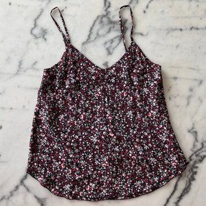 Aritzia Silk Floral Camisole